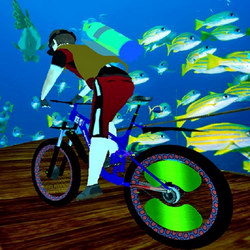 Under Water Cycle Impossible Track - Online Game